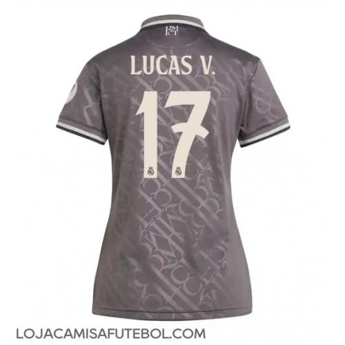 Camisa de Futebol Real Madrid Lucas Vazquez #17 Equipamento Alternativo Mulheres 2024-25 Manga Curta